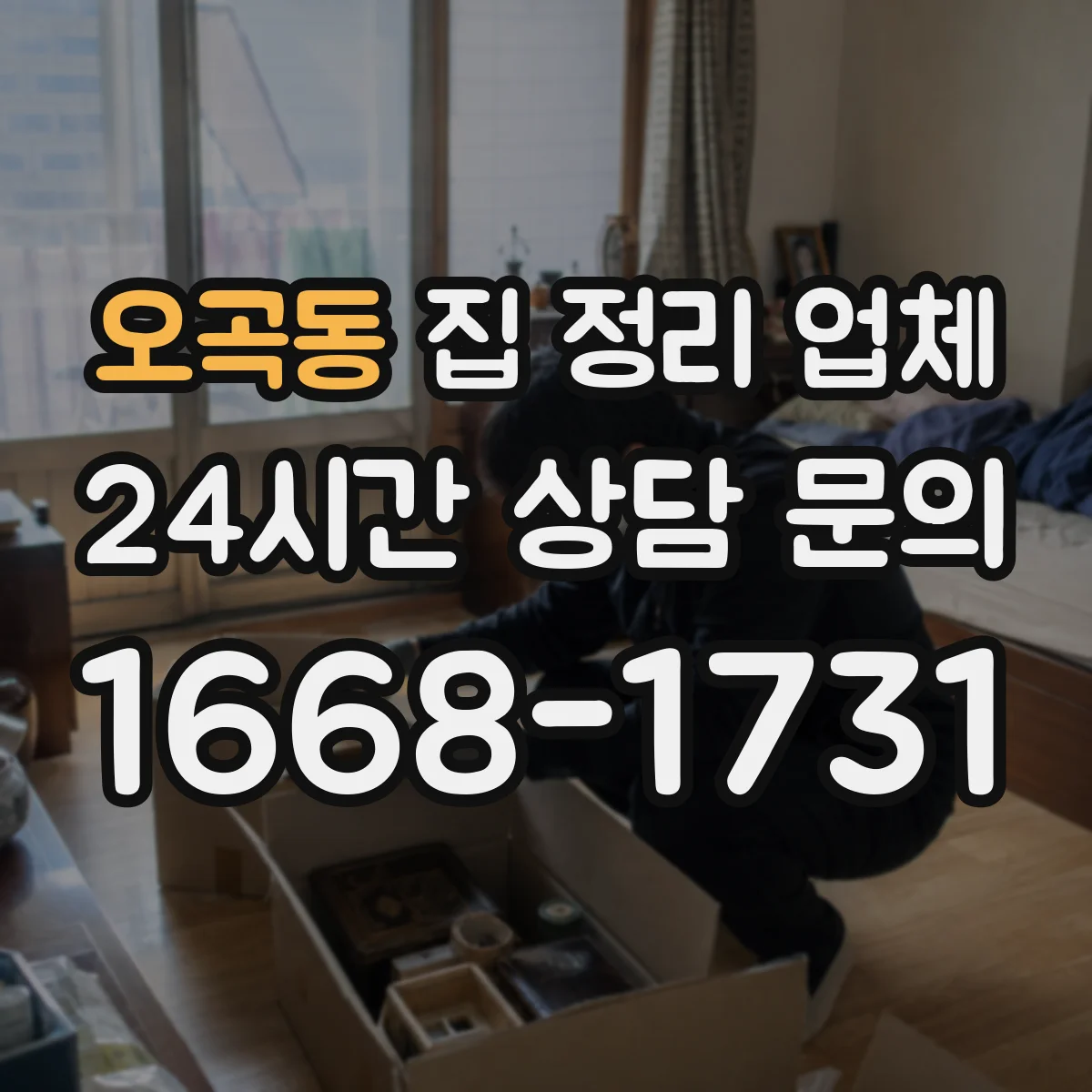 오곡동 집 정리 업체