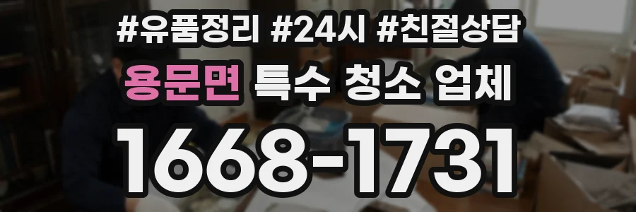 용문면 특수 청소 업체