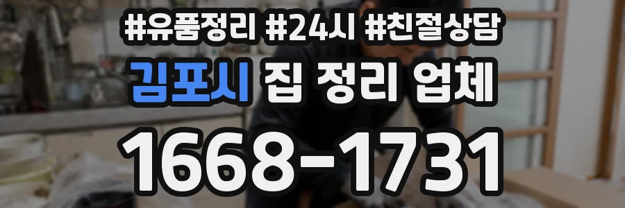 김포시 집 정리 업체