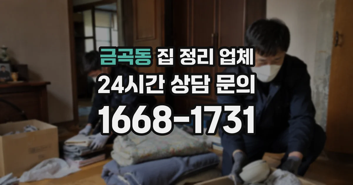 금곡동 집 정리 업체