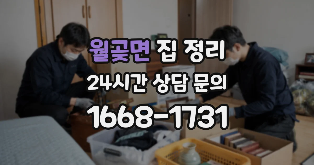 월곶면 집 정리