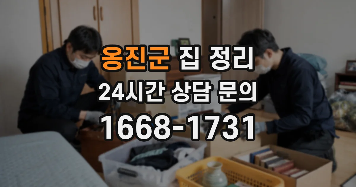 옹진군 집 정리