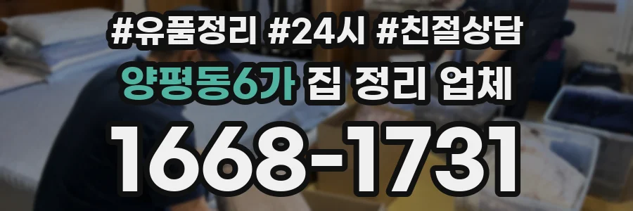 양평동6가 집 정리 업체