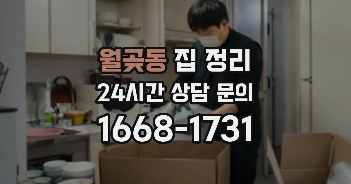 월곶동 집 정리