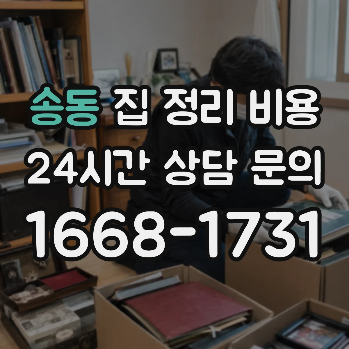 송동 집 정리 비용
