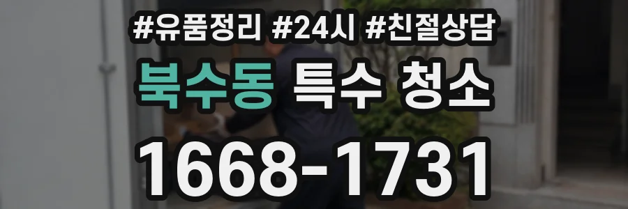 북수동 특수 청소