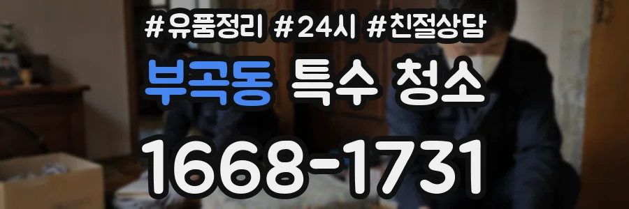 부곡동 특수 청소