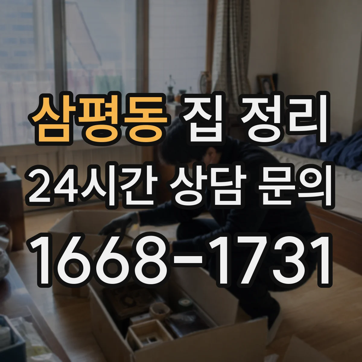 삼평동 집 정리
