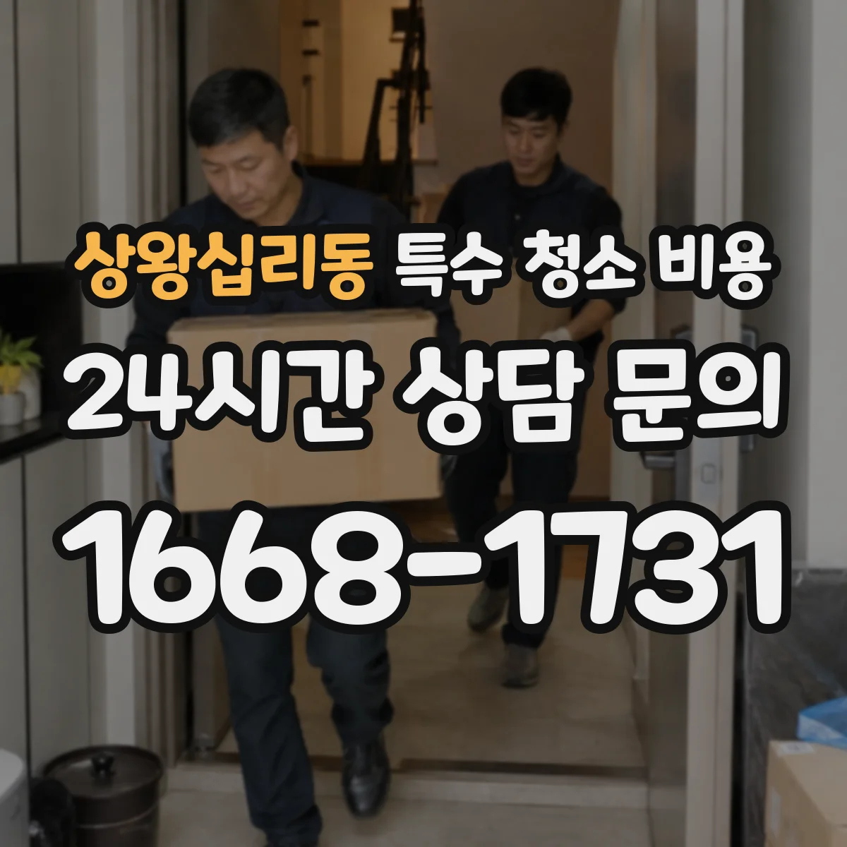상왕십리동 특수 청소 비용