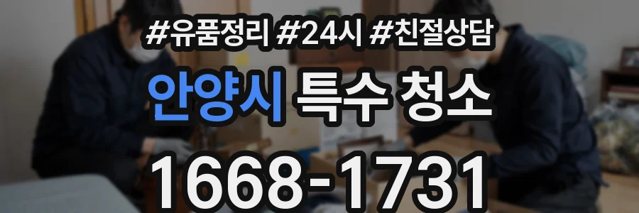 안양시 특수 청소