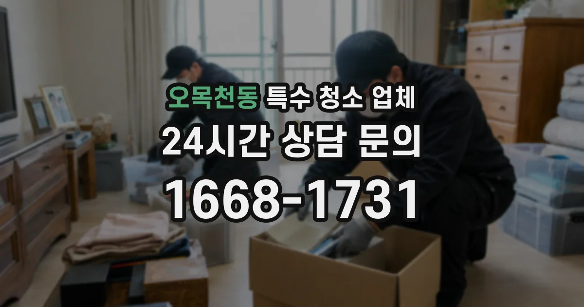 오목천동 특수 청소 업체