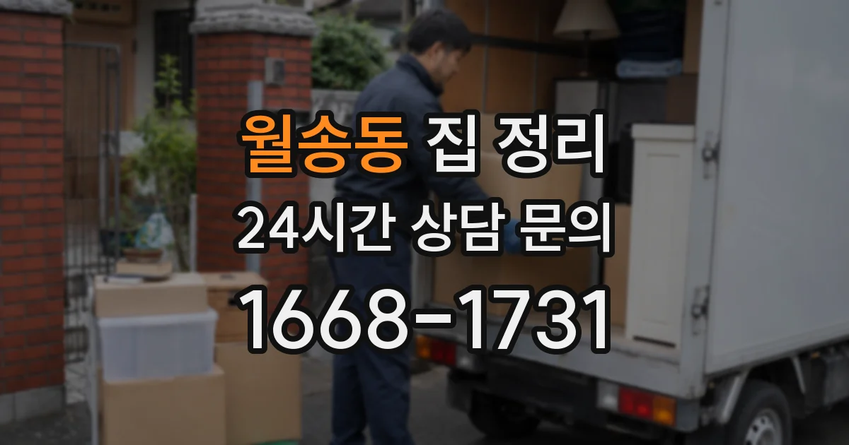월송동 집 정리