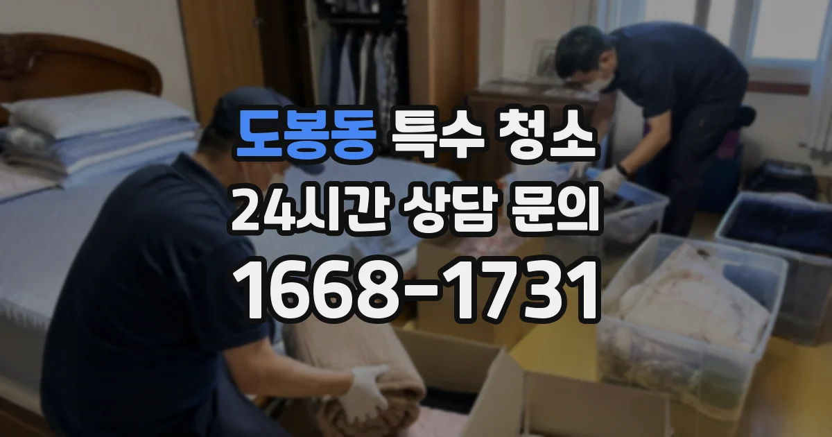 도봉동 특수 청소