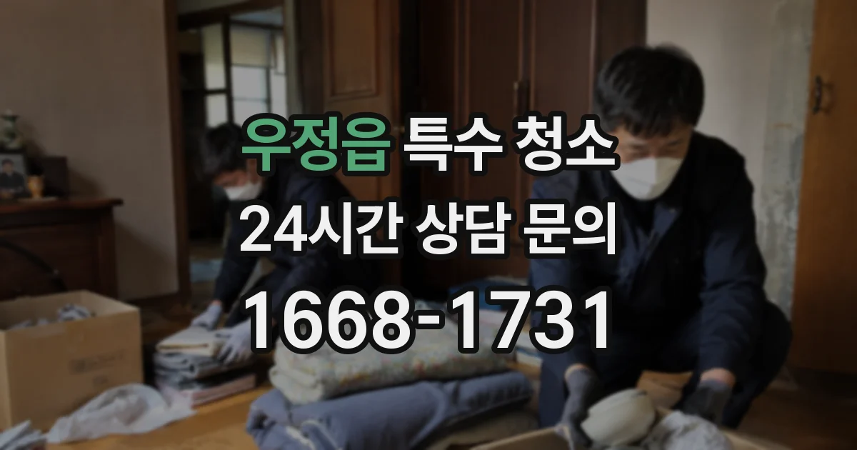우정읍 특수 청소