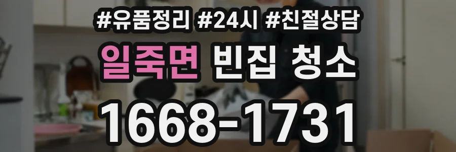 일죽면 빈집 청소