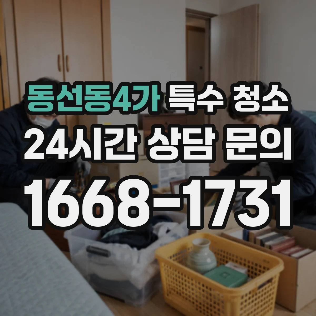 동선동4가 특수 청소