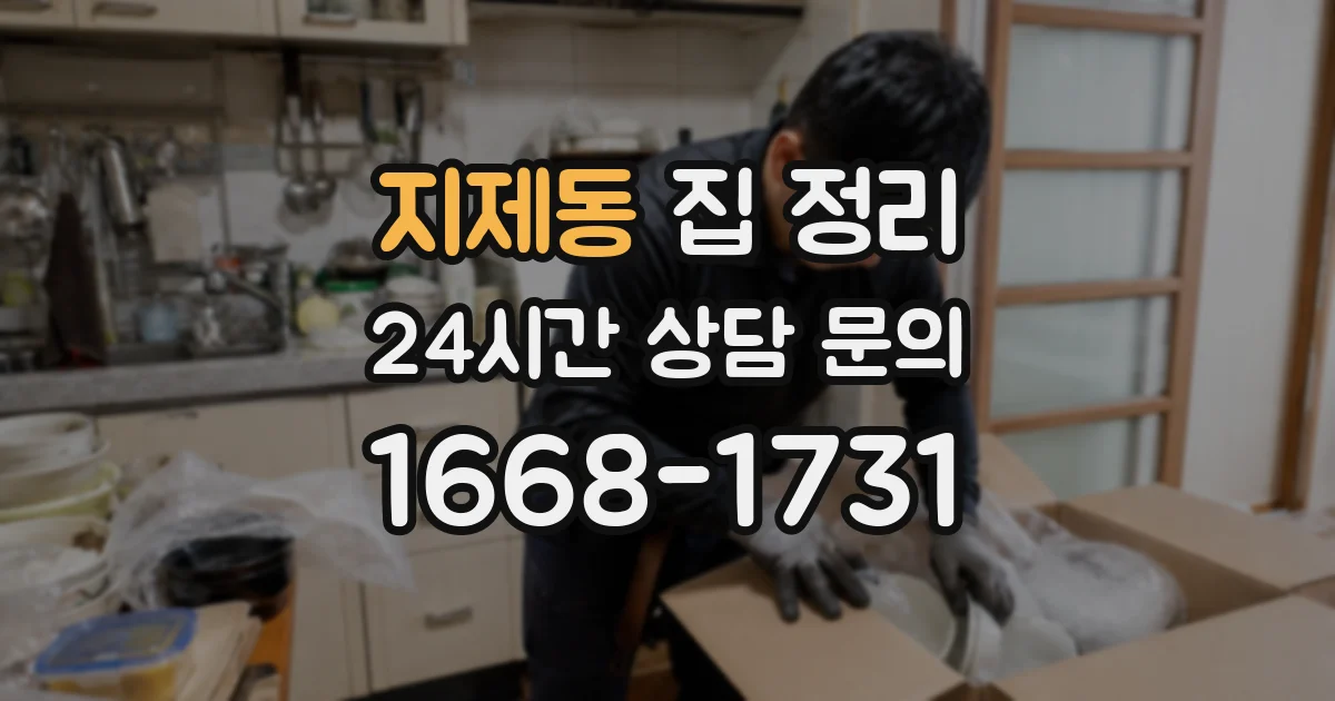 지제동 집 정리