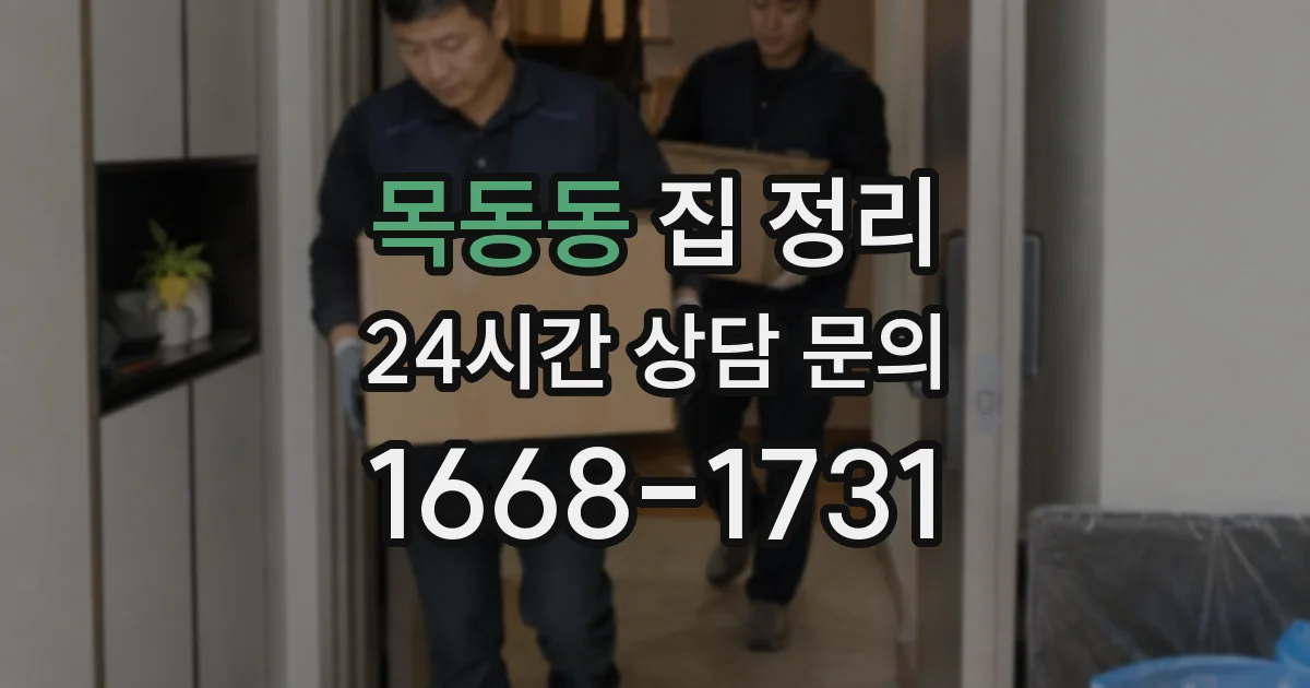 목동동 집 정리