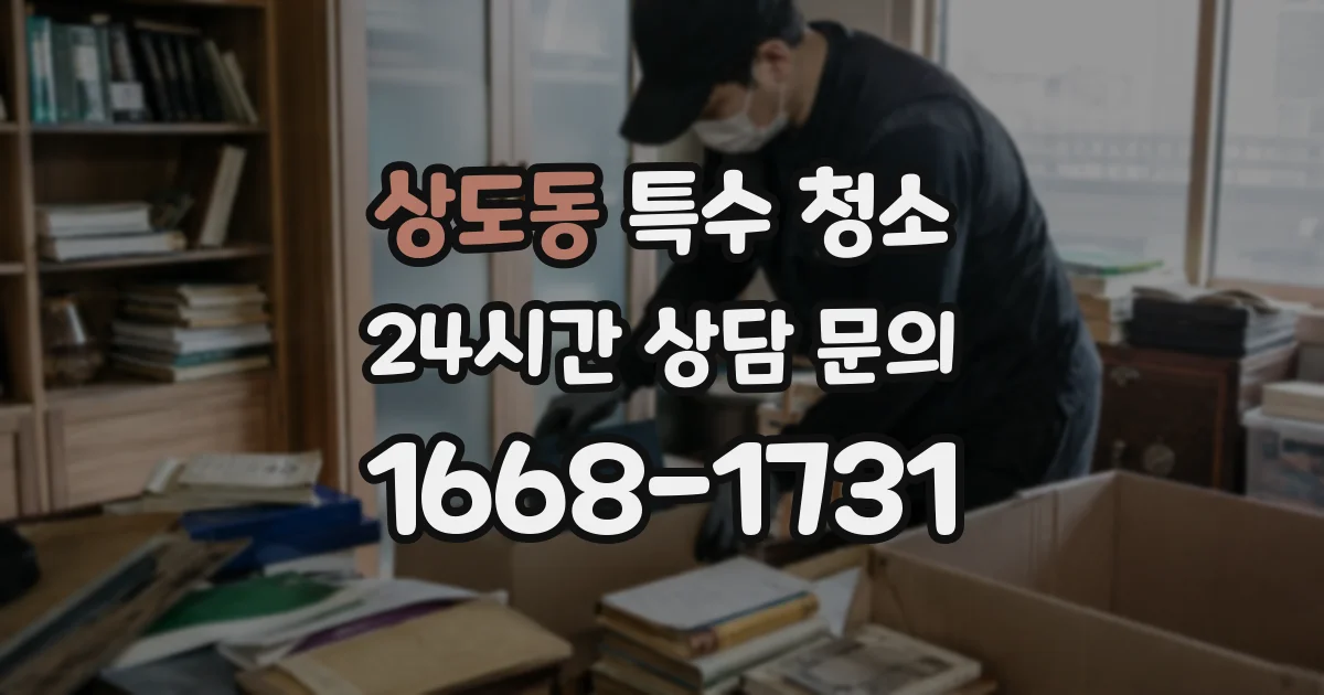 상도동 특수 청소