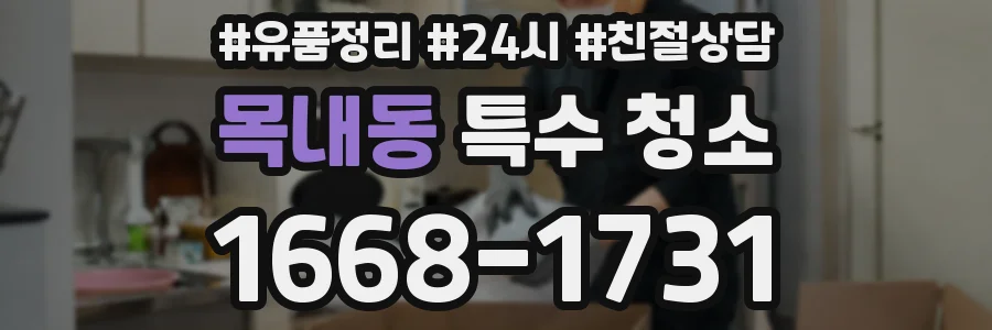 목내동 특수 청소