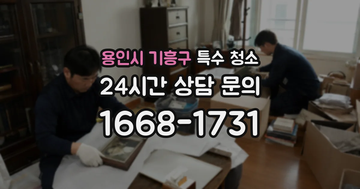 용인시 기흥구 특수 청소