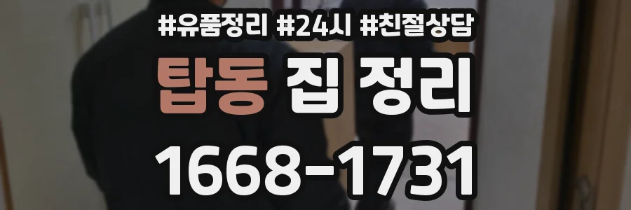 탑동 집 정리