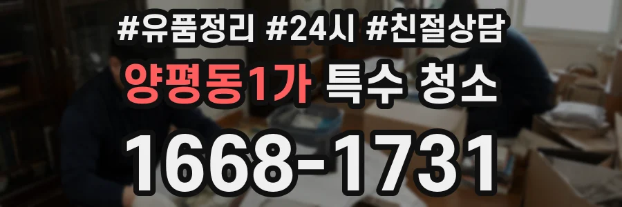 양평동1가 특수 청소