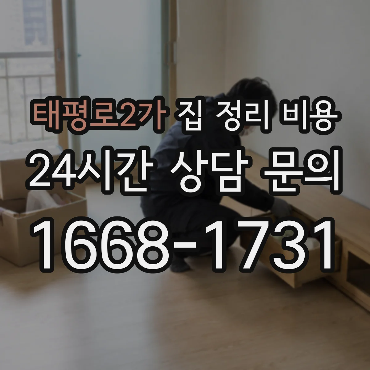태평로2가 집 정리 비용