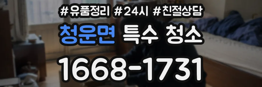 청운면 특수 청소