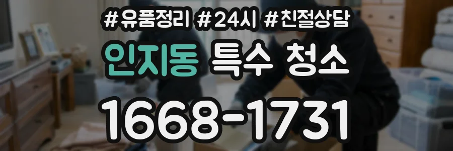 인지동 특수 청소