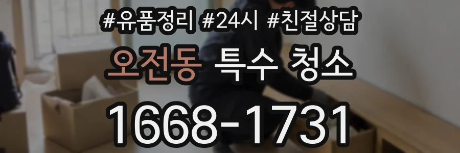 오전동 특수 청소