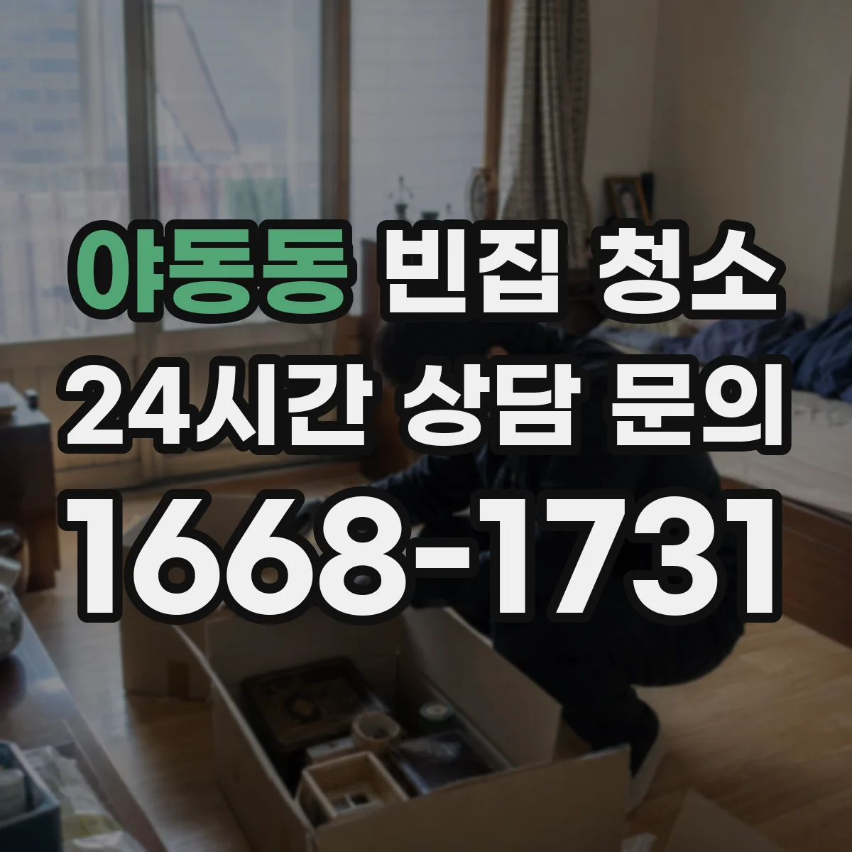야동동 빈집 청소