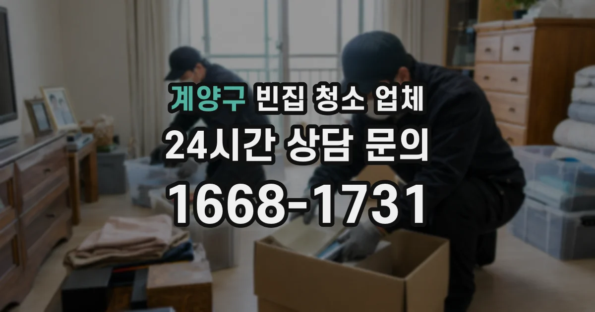 계양구 빈집 청소 업체