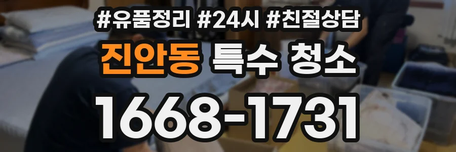 진안동 특수 청소