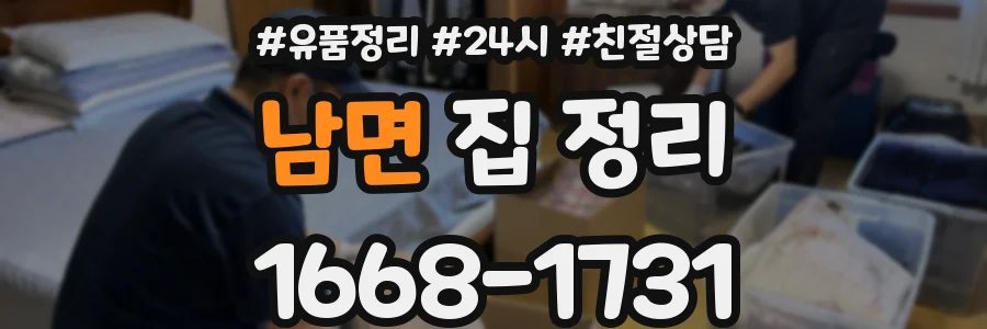 남면 집 정리