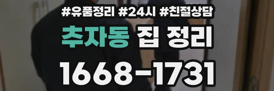추자동 집 정리