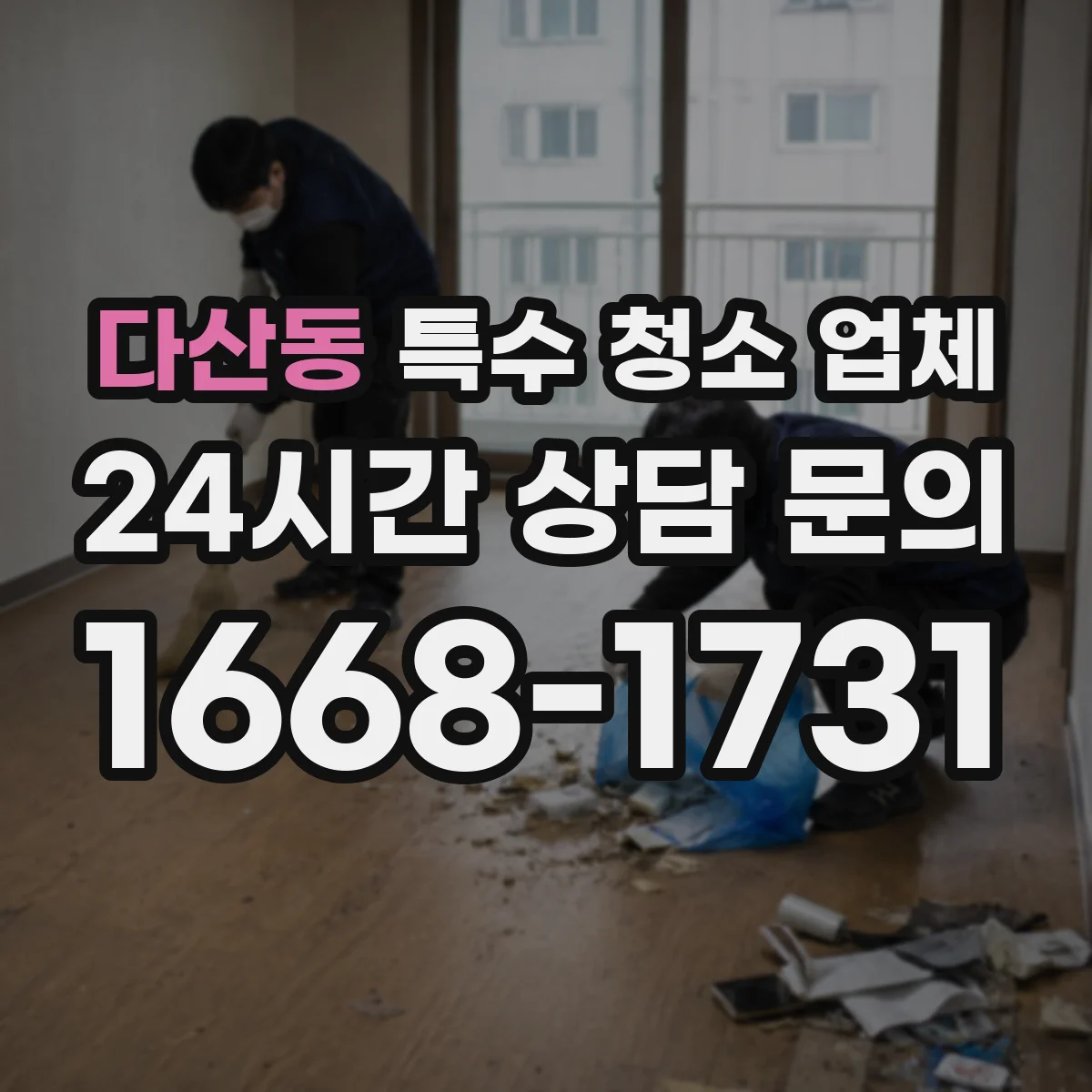 다산동 특수 청소 업체