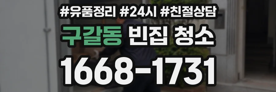 구갈동 빈집 청소