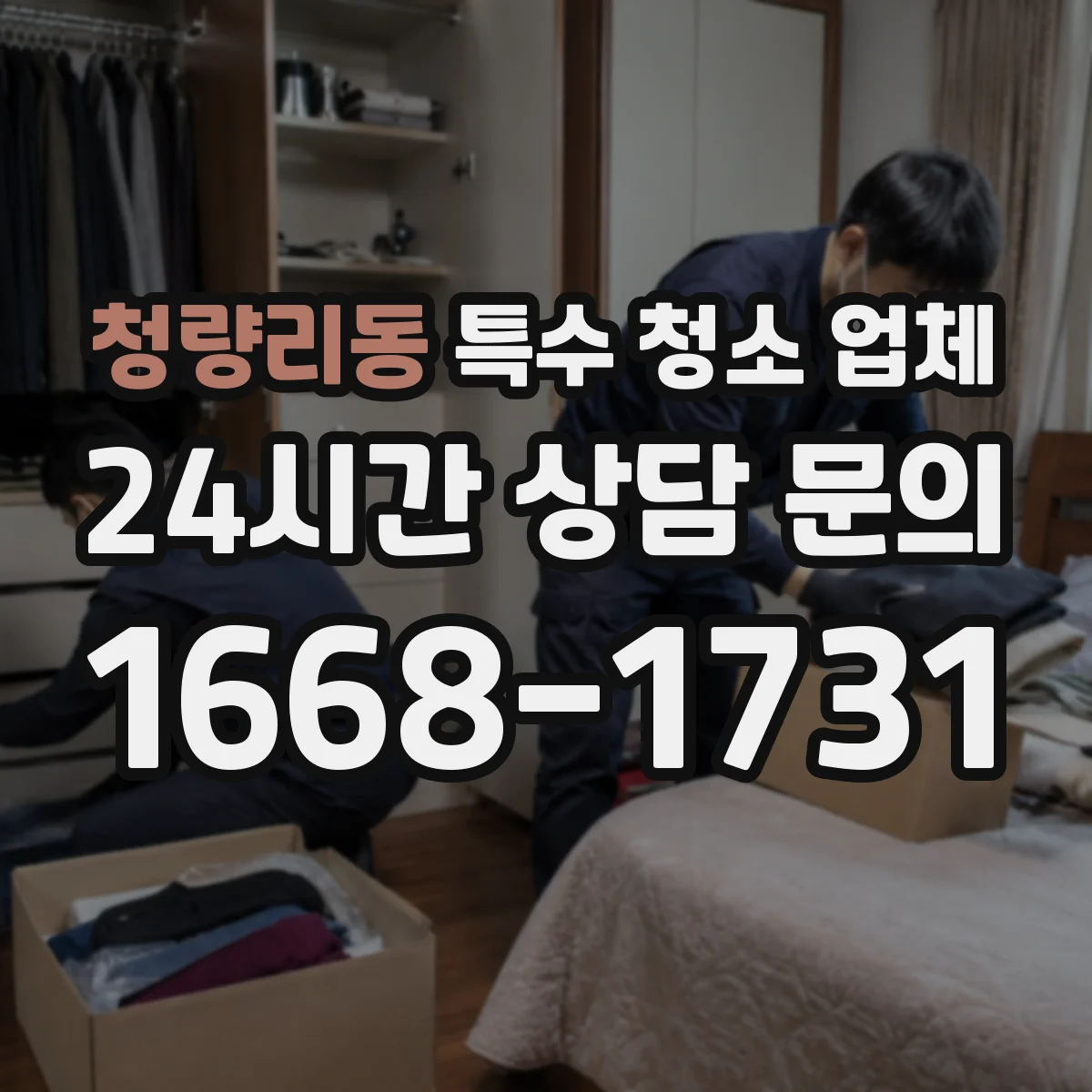 청량리동 특수 청소 업체
