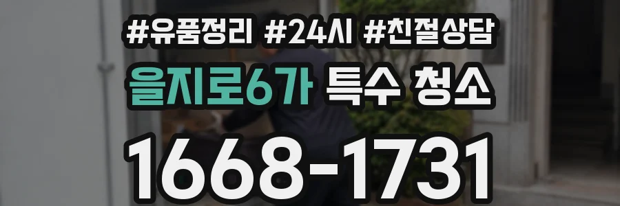 을지로6가 특수 청소