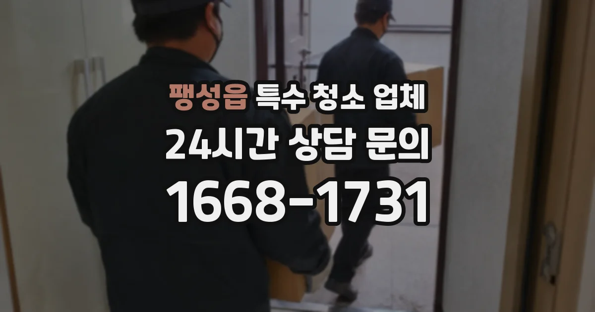 팽성읍 특수 청소 업체