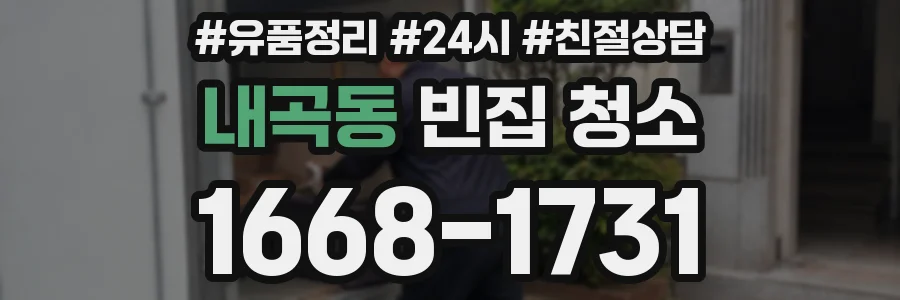 내곡동 빈집 청소