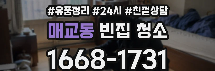매교동 빈집 청소