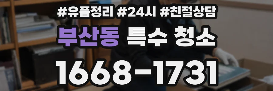 부산동 특수 청소