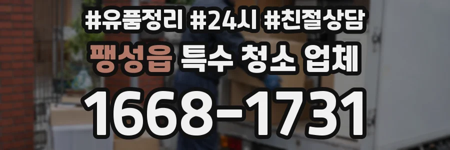 팽성읍 특수 청소 업체