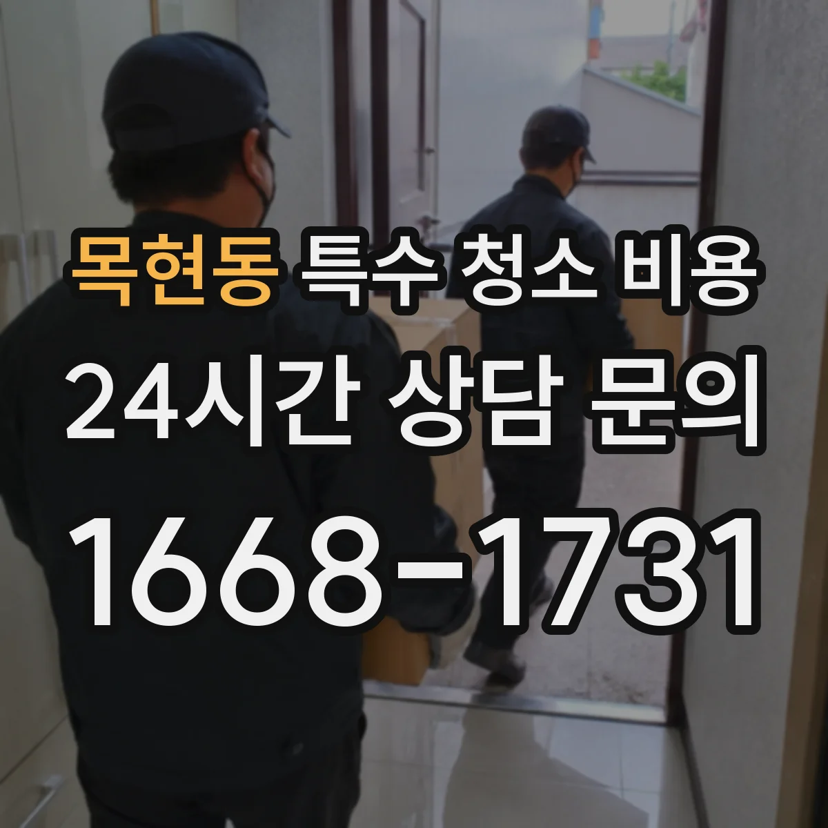 목현동 특수 청소 비용