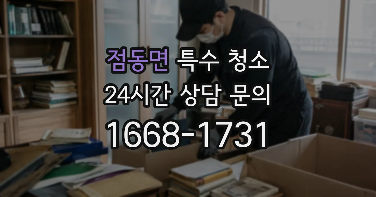 점동면 특수 청소