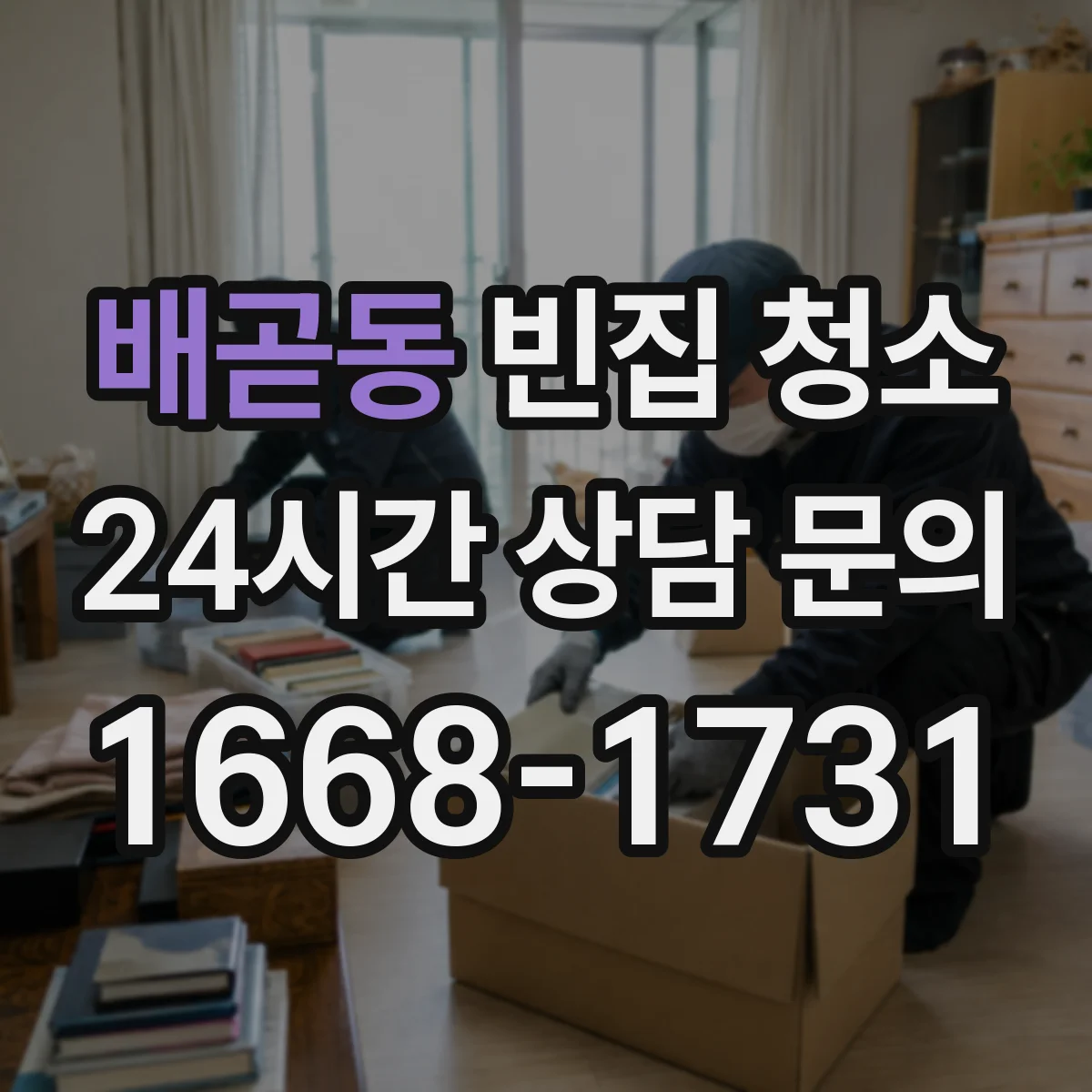 배곧동 빈집 청소