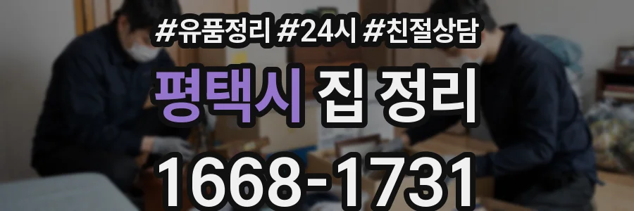 평택시 집 정리