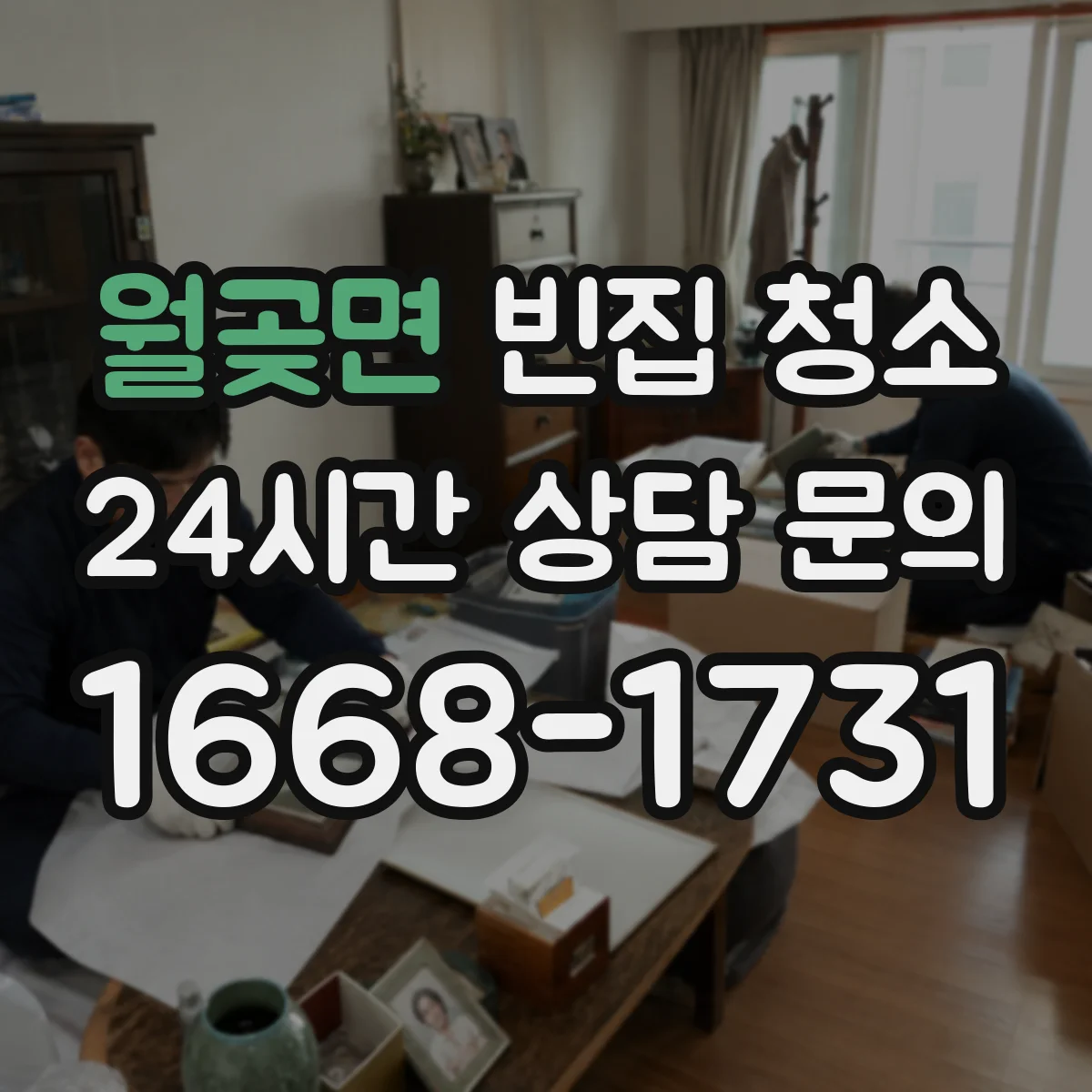 월곶면 빈집 청소